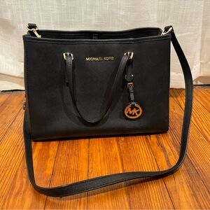 Michael Kors Black Satchel Handbag